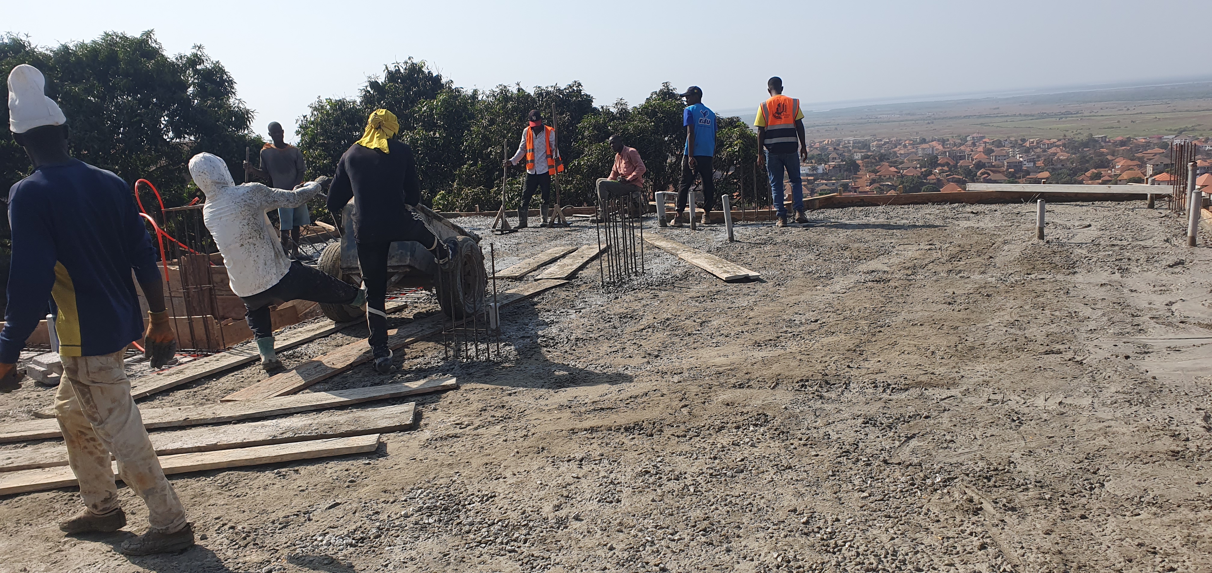 Coulage de la dalle Rez-de-chaussée 