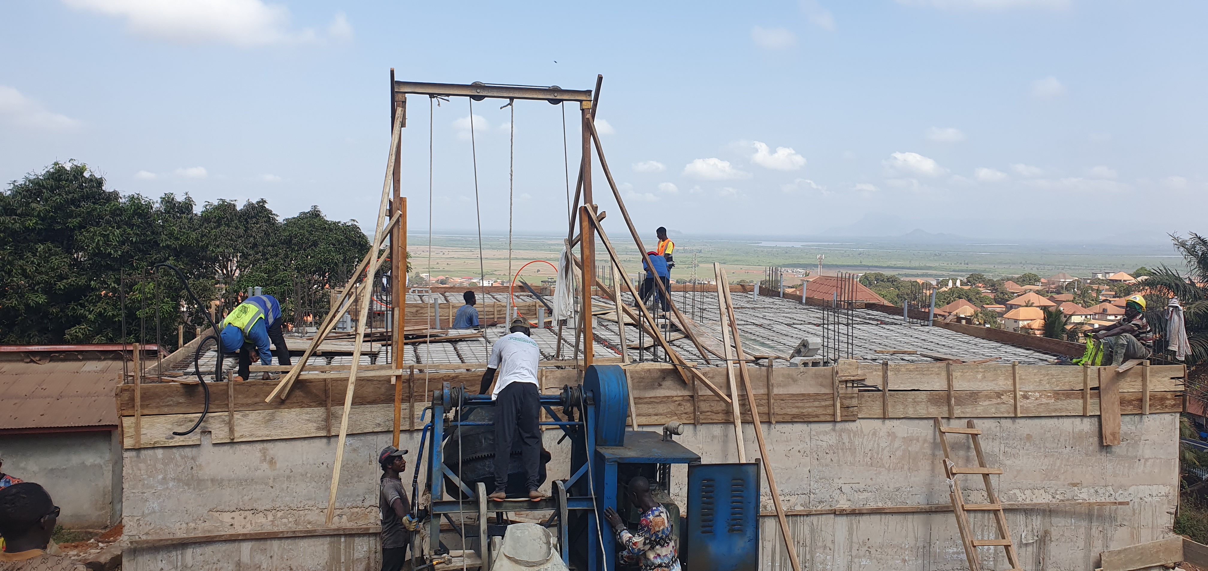 Préparation de la dalle Rez-de-chaussée 