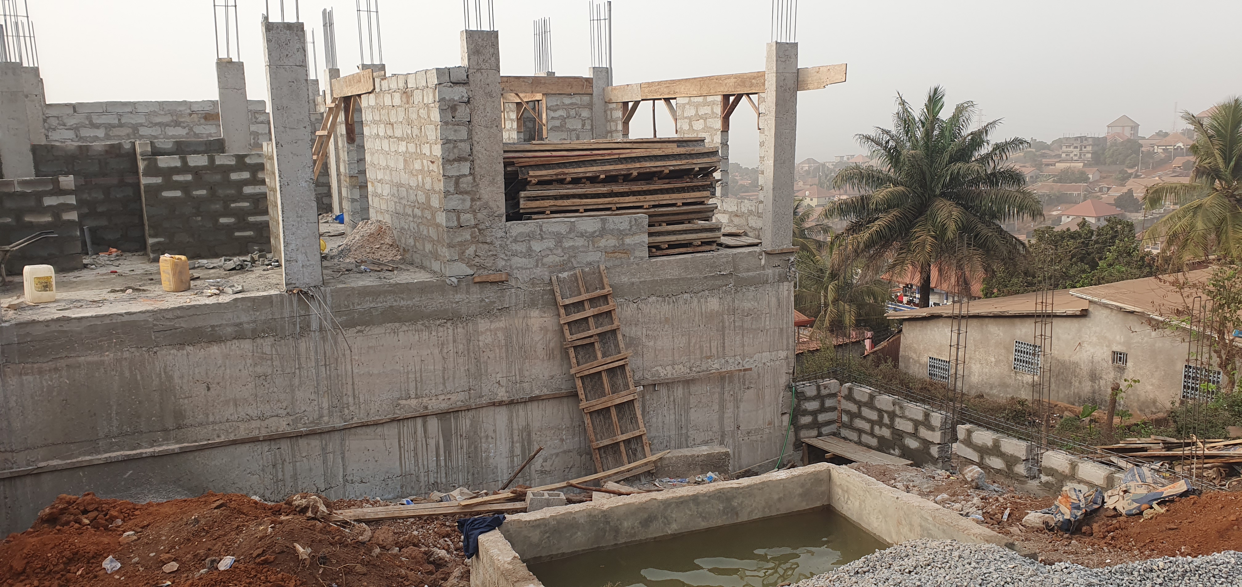 Elevation Rez-de-chaussée avec clôture 